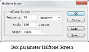 box parameter Halftone Screen